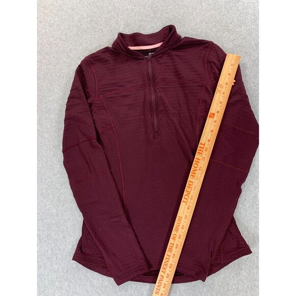 Under Armour Cold Gear 1/4 Zip Fitted Athletic Pullover‎ (Women's Small) Maroon - Picture 5 of 11